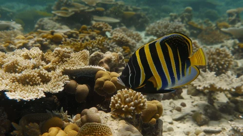 Colorful Fish and Coral Reef Underwater