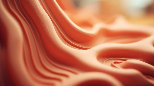 Tranquil Wave-Like Textured Surface