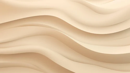 Wavy Surface 3D Abstract Rendering