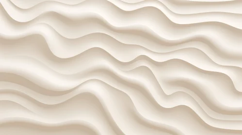 Creamy Beige Waves Seamless Pattern