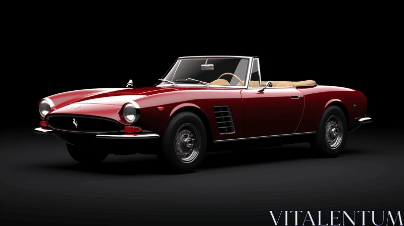 Captivating Ferrari Califanica Convertible Classic Sports Car AI Image