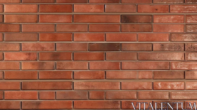 Weathered Red Brick Wall Texture | Aged Brickwork Pattern AI Image
