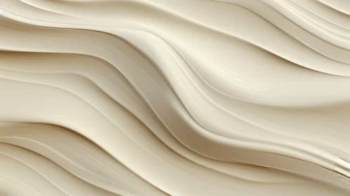 White 3D Abstract Surface Art