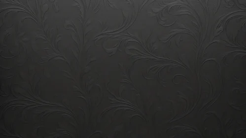Black & Gray Floral Pattern | Symmetrical Design