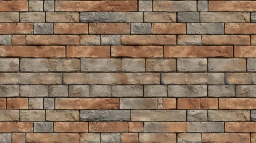 Brown and Gray Brick Wall Texture