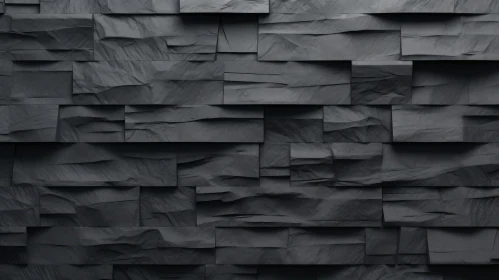 Dark Grey Slate Wall Texture