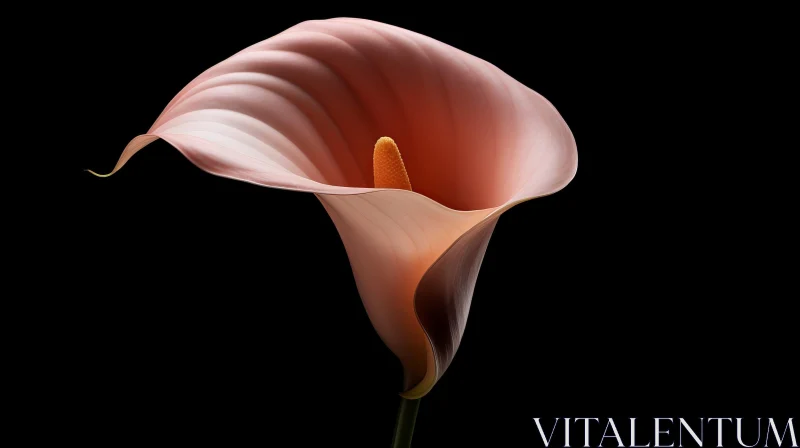 Pink Calla Lily Flower Photography - Elegance and Beauty AI Image