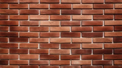 Textured Red Brick Wall Pattern