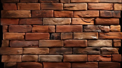 Wooden Brick Wall Texture Photo
