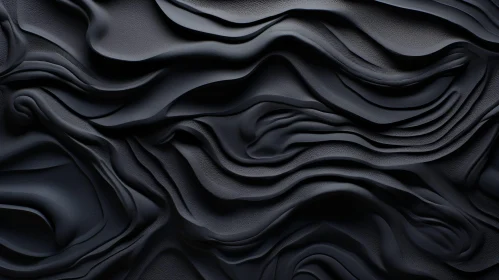 Dark Abstract Wavy Pattern Background