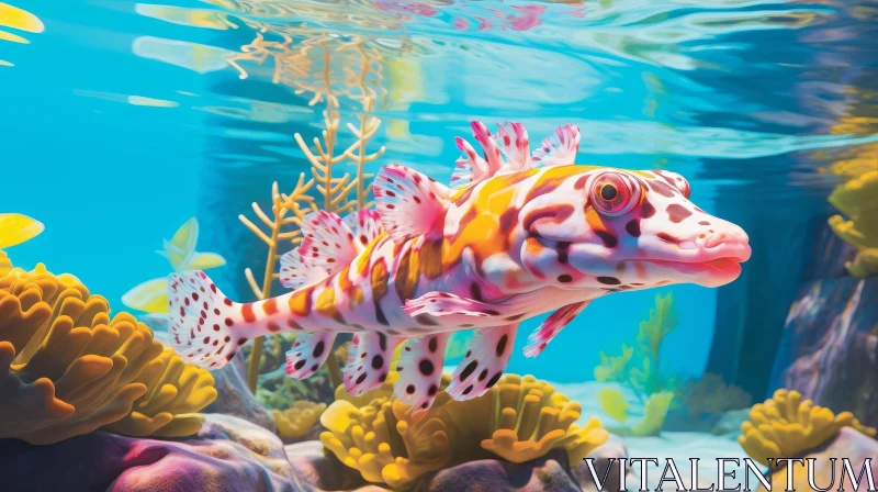 AI ART Colorful Fish in Coral Reef - Underwater Beauty