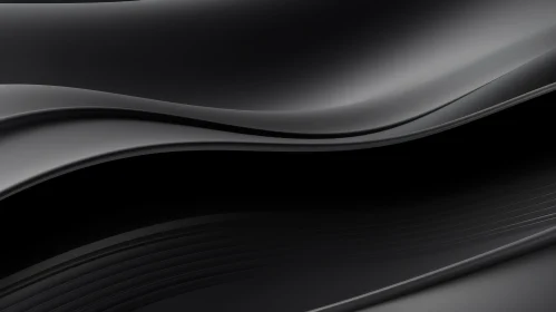 Dark Abstract Background with Smooth Flowing Lines