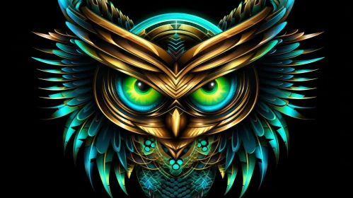 Majestic Owl Digital Painting
