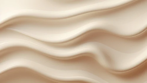 Creamy Beige Liquid in Motion