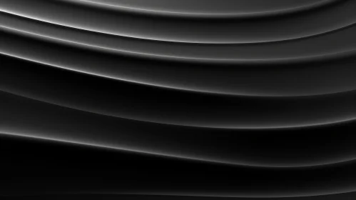 Black Silk Cloth 3D Rendering for Backgrounds