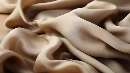 Beige Silk Fabric Texture - Elegant and Luxurious