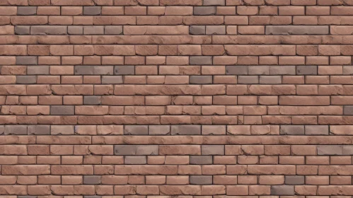 Textured Brick Wall Stretcher Bond Pattern