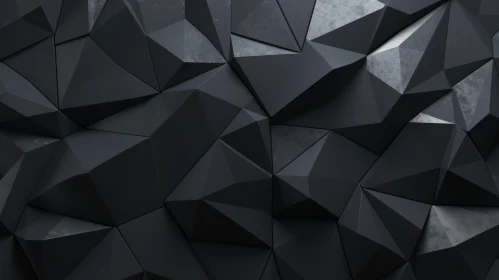 Dark Geometric Background with Beveled Edges