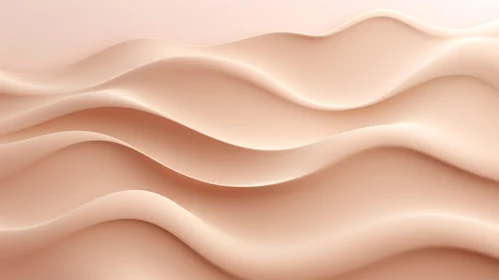 Creamy Beige Liquid Texture Close-Up
