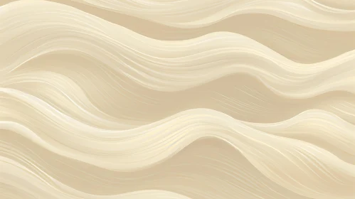 Beige and White Waves Seamless Pattern