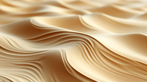 Tranquil Beige Wavy Fabric Texture