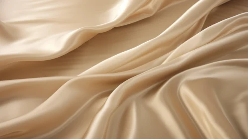 Elegant Gold Silk Fabric Texture