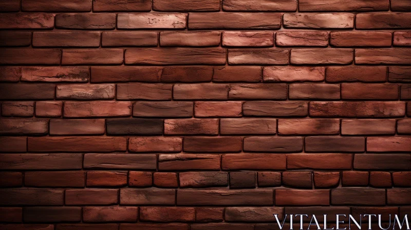 Red Brick Wall Photo - Textured Wall Photography AI Image