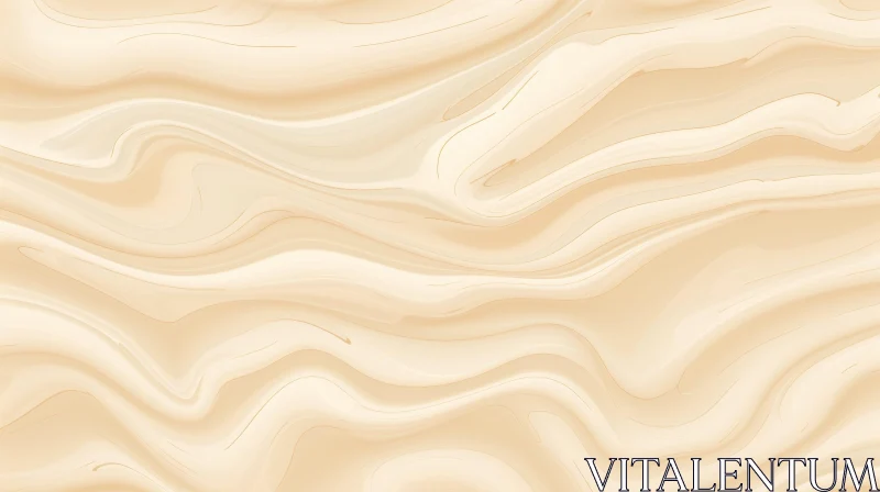 Smooth Marble Texture with Creamy Veins AI Image