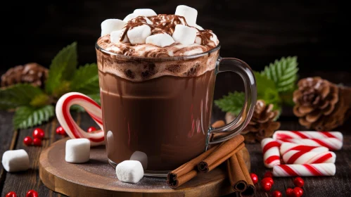 Warm and Cozy Hot Chocolate Scene