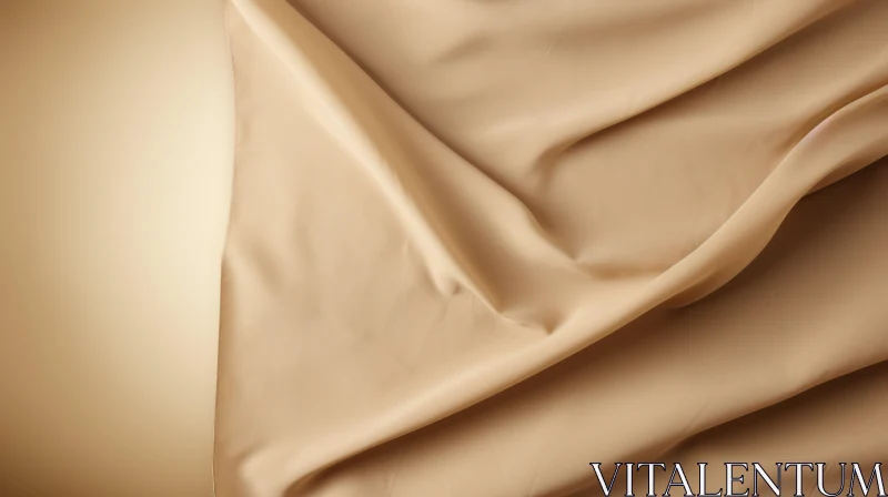 Beige Silk Fabric - Elegant and Luxurious Texture AI Image