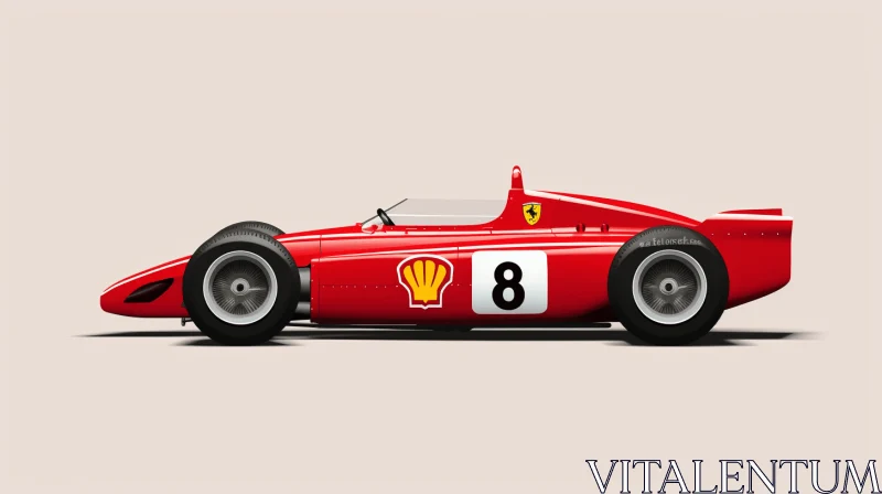 Ferrari F2000 Race Car Vector - Minimal Retouching | 8K Artwork AI Image