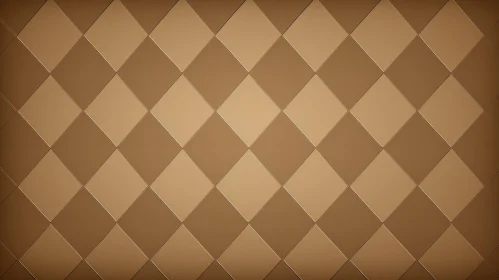 Brown and Beige Checkered Background - Repeating Pattern