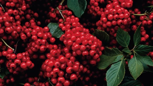 Red Berries Close-Up: Nature's Beauty Captured