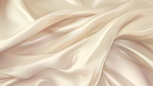 Cream Silk Fabric Texture - Elegant Background for Design