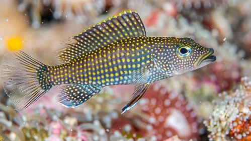 Colorful Fish Swimming in Coral Reef - Underwater Marine Life