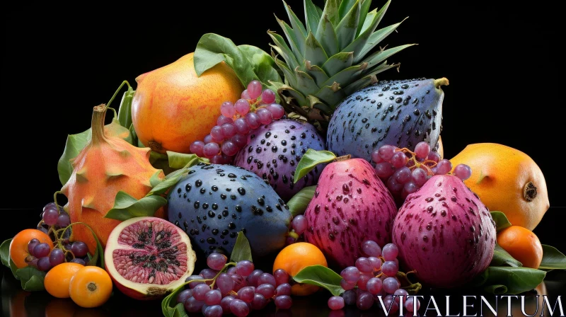 AI ART Exquisite Fruits Still Life