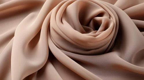 Beige Silk Fabric Close-Up | Luxurious Texture
