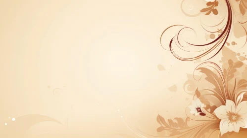 Floral Vector Background Illustration