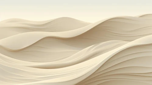 Sandy Desert 3D Rendering | Realistic Sand Dunes