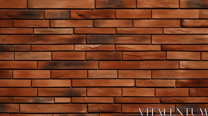 Unique Red Brick Wall Texture AI Image