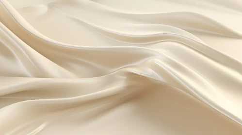 Cream Silk Fabric - Luxury Elegance Background