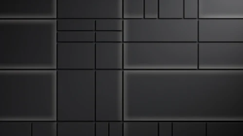 Dark Gray Concrete Wall 3D Rendering