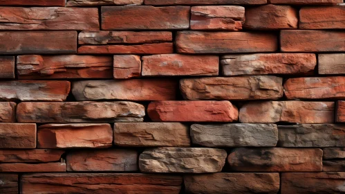 Weathered Brick Wall Textures - Rustic Red, Brown, Gray Bricks