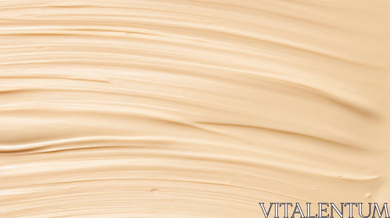 Light Beige Velvety Cream Texture AI Image
