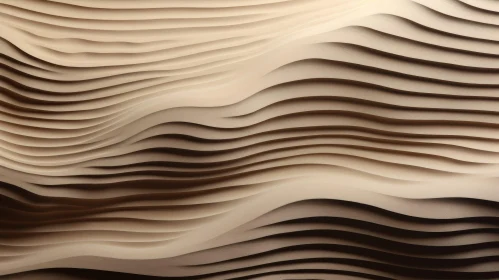 Rippled Sand Dune Texture - Warm Brown Tones