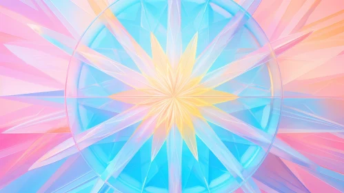 Colorful Kaleidoscope Pattern - Symmetrical Design