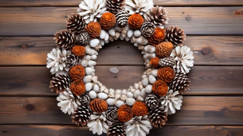Rustic Natural Wreath Photography