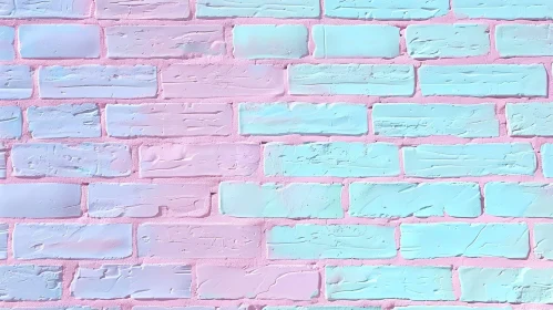 Pastel Brick Wall Background