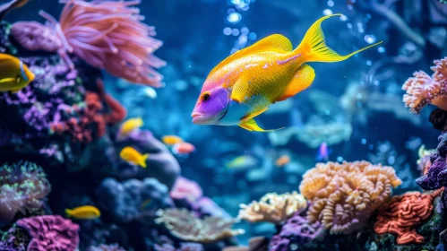 Colorful Underwater Marine Life Scene