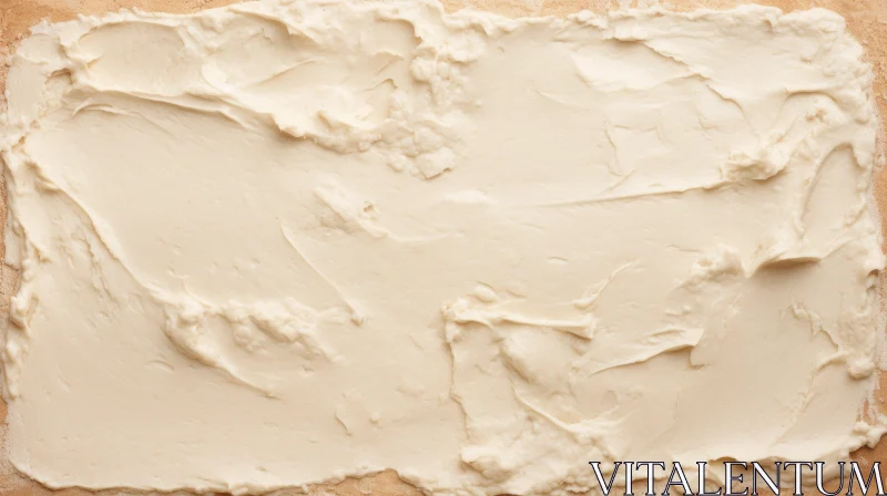 Delicious Cream Cheese Frosting on Graham Cracker - Close-up Food Photography AI Image